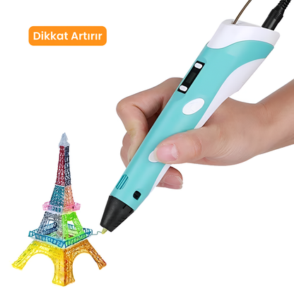 JOYRO 3D CreatePen™ - 3 Boyutlu Kalem İle Tasarla