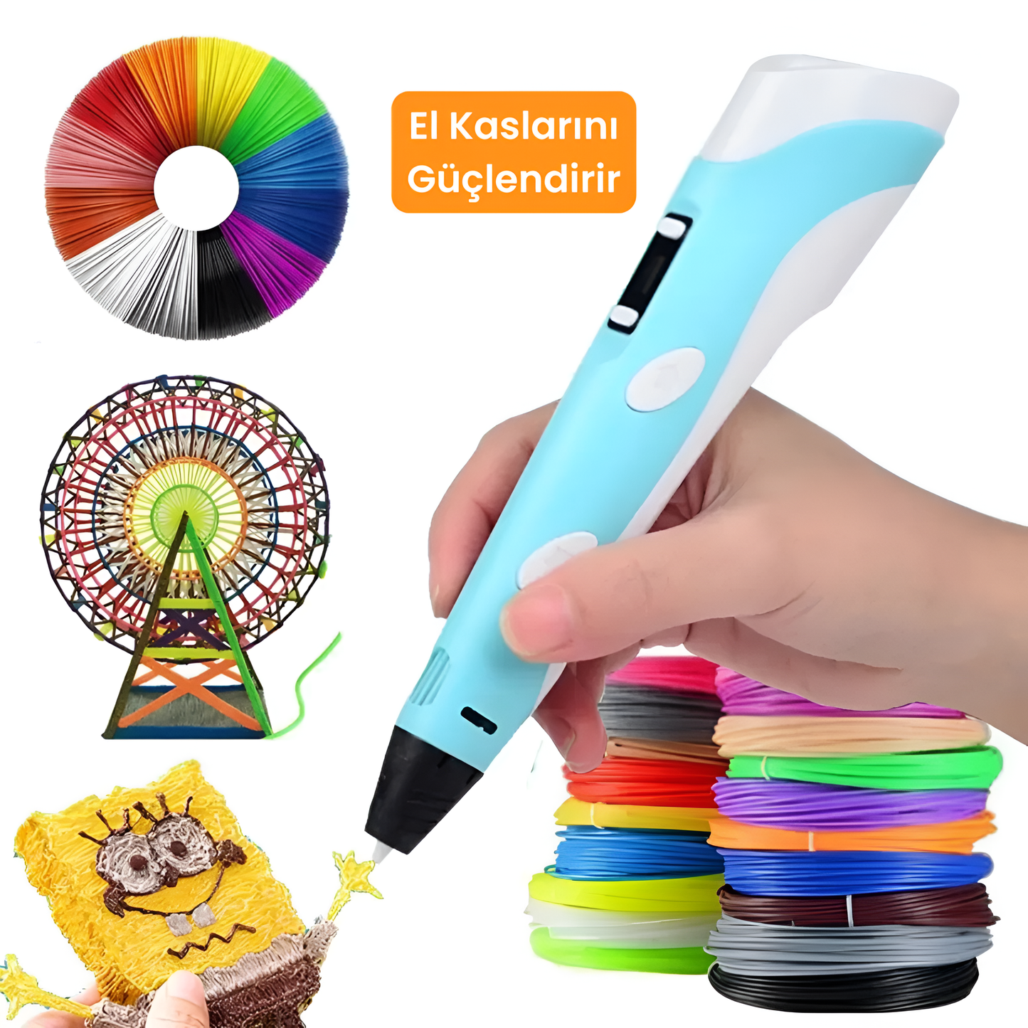 JOYRO 3D CreatePen™ - 3 Boyutlu Kalem İle Tasarla
