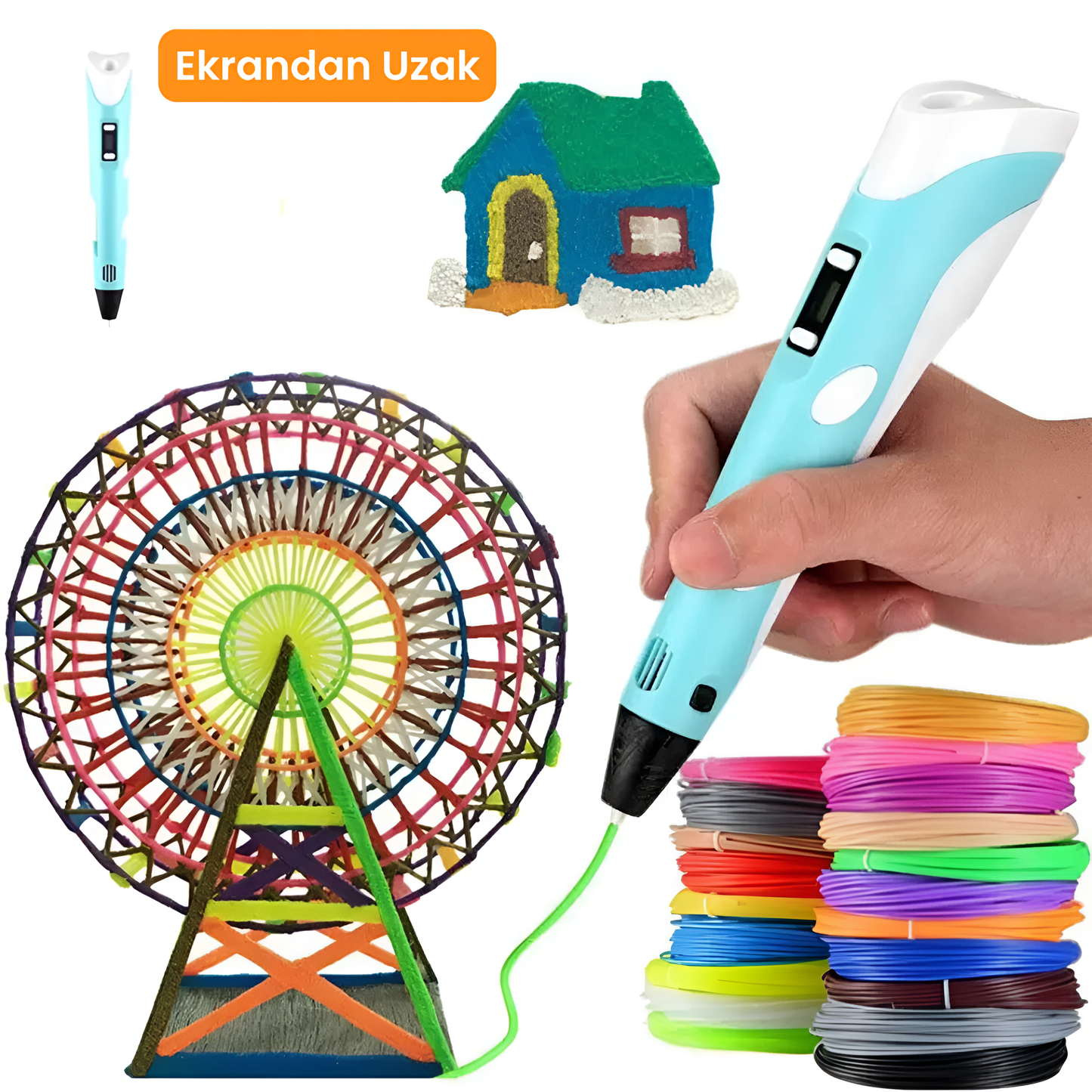 JOYRO 3D CreatePen™ - 3 Boyutlu Kalem İle Tasarla