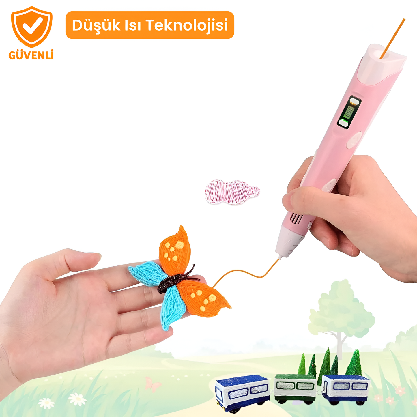 JOYRO 3D CreatePen™ - 3 Boyutlu Kalem İle Tasarla