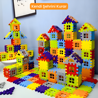 JOYRO CityCraft 3D™ - 128 Parça Eğitici Şehir Kurma ve Tasarım Seti