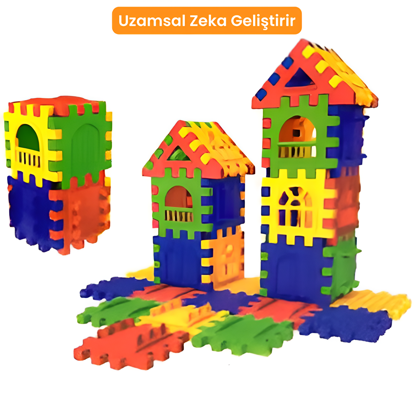 JOYRO CityCraft 3D™ - 128 Parça Eğitici Şehir Kurma ve Tasarım Seti